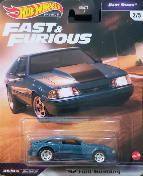 Hot Wheels Fast Furious Fast Stars Ford Mustang Velozes E