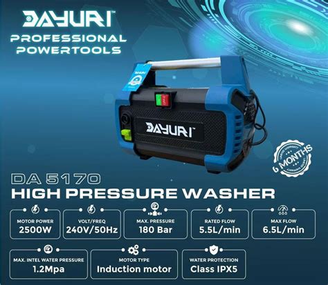 Dayuri Bar High Pressure Washer W Hp Watt At Rs