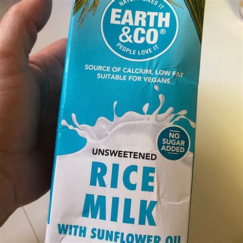 Earth Co Unsweetened Rice Milk Review Abillion