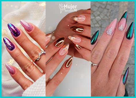 8 Diseños de uñas con efecto espejo Hermosos Mujer saludable 10