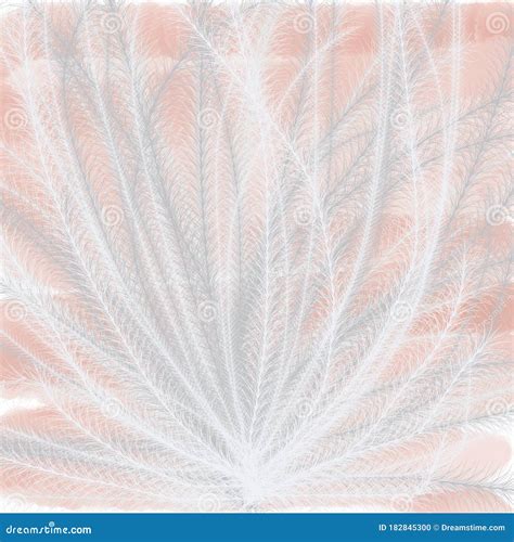 Delicate Plants Art Abstract Stock Illustration - Illustration of