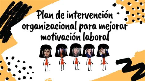 Plan De Intervenci N Organizacional Para Mejorar La Motivaci N Laboral