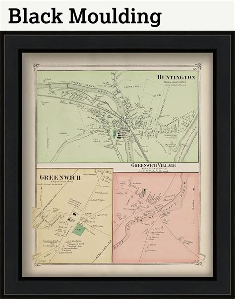 Village Of Huntington Massachusetts 1873 Map