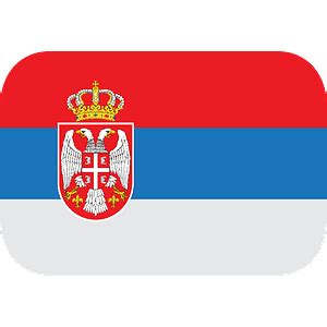 Serbia flag - Free vector emoji on creazilla.com