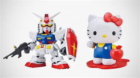 Hello Kitty Put On The Gundam Suit And Becomes Haro In This Hello Kitty