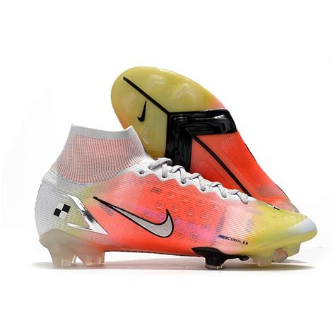 Korki Nike Mercurial Superfly Viii Elite Fg Bia Y Czerwony Srebro