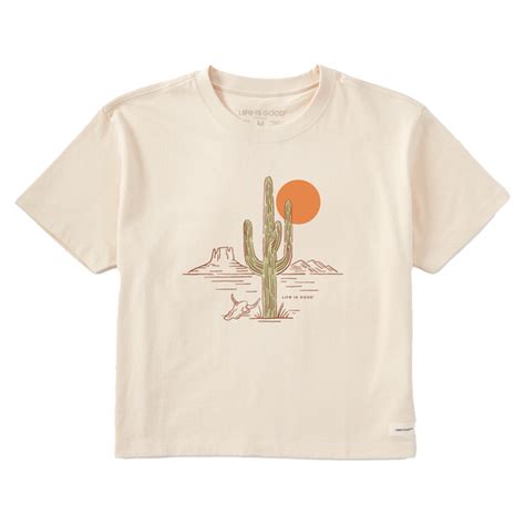 Women S Fineline Desert View Boxy Crusher Tee Life Is Good Official Site