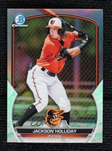 Bowman Chrome Prospects Lunar Glow Refractor Jackson Holliday Bcp