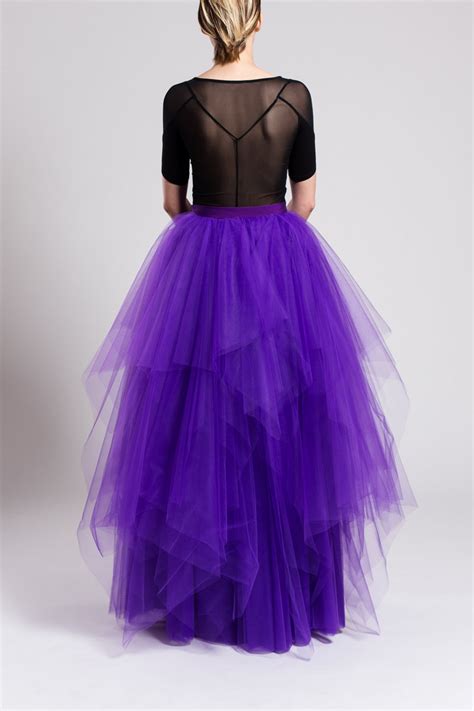 Multi Layered Tulle Skirt Adult Tulle Skirt Layered Maxi Etsy