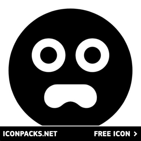 Free Fear Emoji SVG, PNG Icon, Symbol. Download Image.