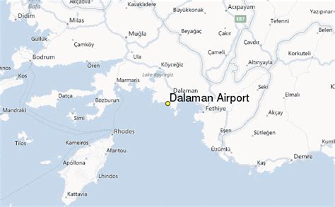 dalaman airport weather station record historical weather  dalaman