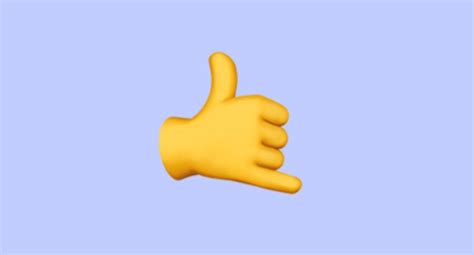 Dit Betekent De WhatsApp Emoji Van De Hand Met De Duim En Pink Omhoog