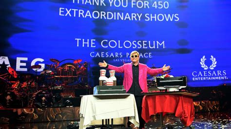 Elton John Performs Final Show Of Residency