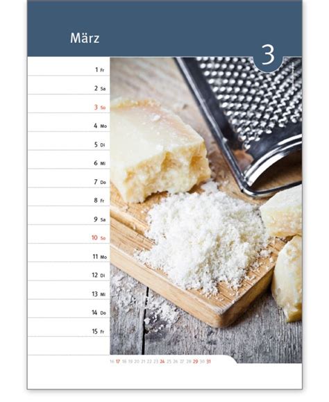 Rezepte Kalender 2025 Ohne Branchenlogo