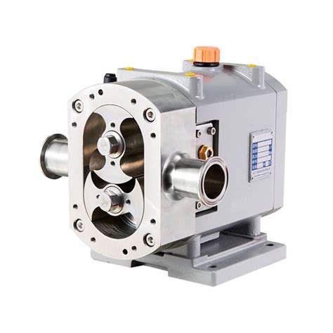 Miniature Sanitary Cam Rotor Pump Food Grade High Viscosity Rotary Lobe