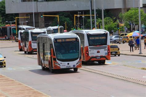 Desv Os En Rutas De Transcaribe Este Domingo Visor Caribe