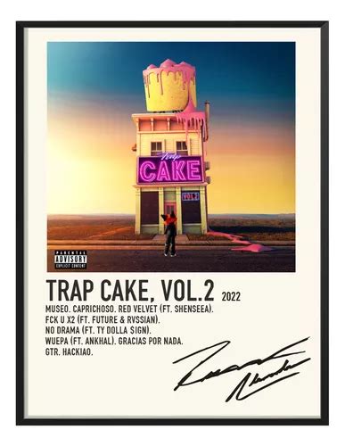 Poster Rauw Alejandro Album Tracklist Trap Cake Vol X Cuotas