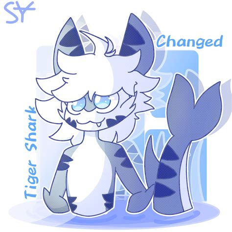 Ended Up Digitalizing It Hehe Heres Tiger Shark Oc Rchangedfurry