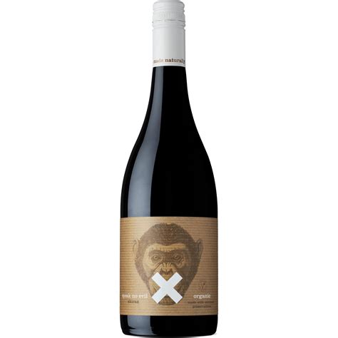 No Evil Organic Shiraz 2019 1594 Organic Wine Store