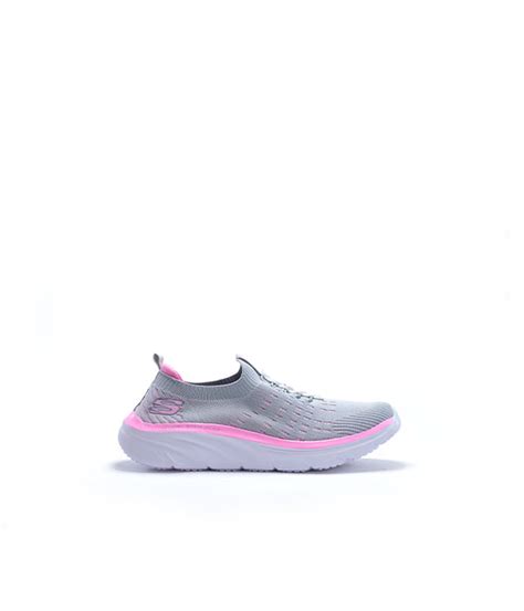 SKC GoWalk Grey/Pink Walking Shoes for Women - Flash Footwear