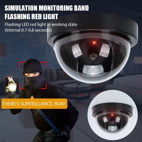 Wireless-Black-Dummy-Camera-Fake-Plastic-Dome-Camera-CCTV-Security ...