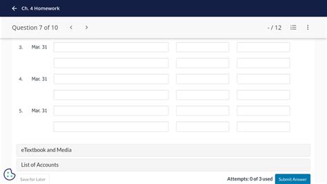 Solved Prepare The Adjusting Entries At March 31 Assuming