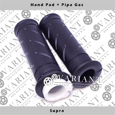 Hand Pad Karet Plus Selongsong Grip Pegangan Gas Motor Honda Supra Satu