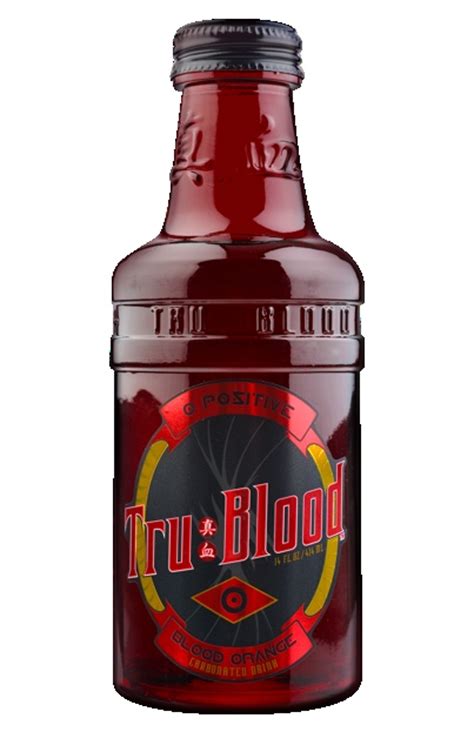 True Blood TRU Blood Orange O Positive Drink Bottle NEW EBay