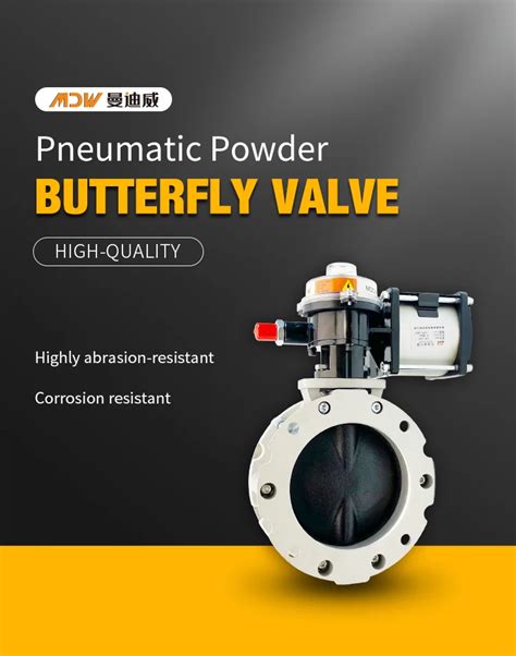 Pneumatic Actuator With Cast Iron Valve 6 Powder Disc Butterfly Valve Dn150 Butterfly Valve