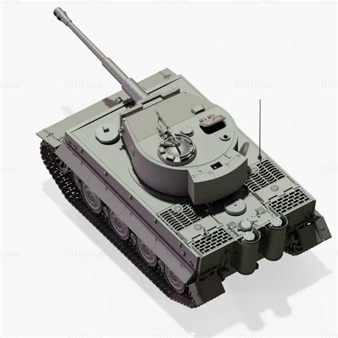 Tiger Tank 3D Model