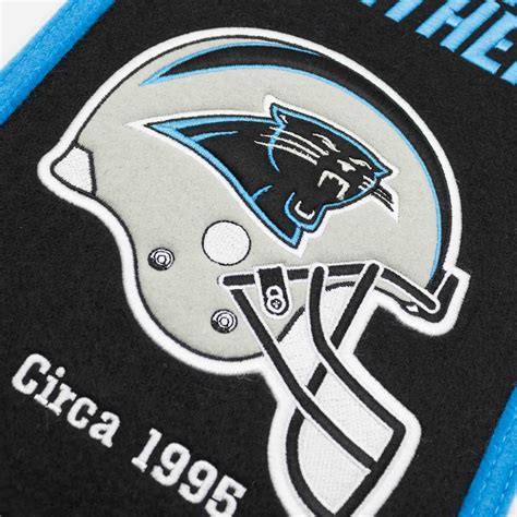 Carolina Panthers Logo Evolution Nfl Wool Banner Fan Shop