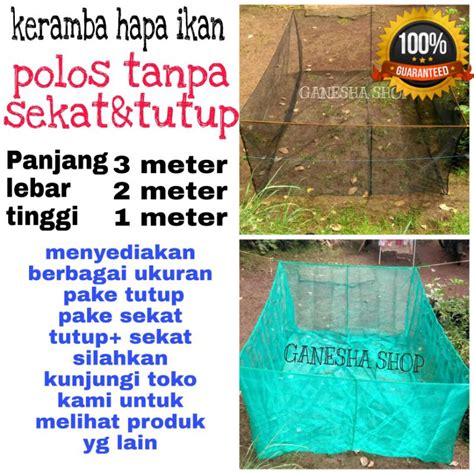 Jual Jaring Kasa Hijau X X Keramba Ikan Hapa Ikan Jaring Apung