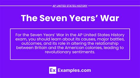 Unit 3 1 The Seven Years’ War Notes And Practice Questions Ap United States History