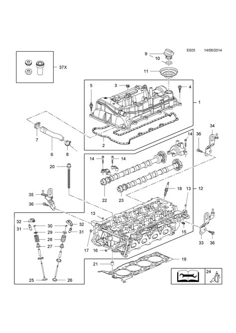 Opel Insignia Cylinder Head Plugs And Gasket Opel Epc Online