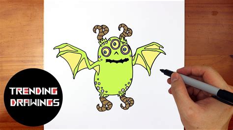 How To Draw Tweedle From My Singing Monsters Youtube