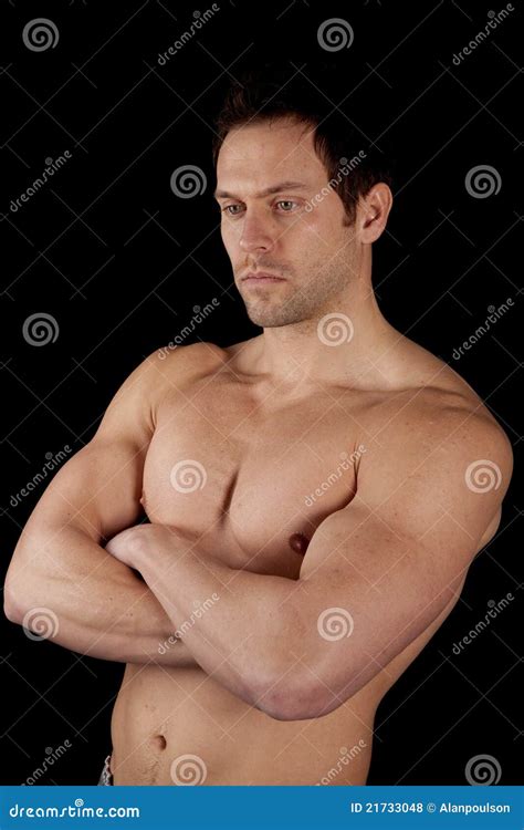 Folding Arms Stock Photo Image Of Pectorals Pecs Caucasian 21733048