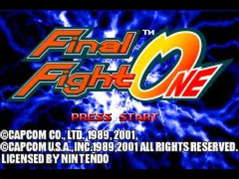 Final Fight One Game Boy Advance Full Cody Playthrough YouTube