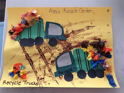 Recycle truck preschool craft | Community helpers preschool crafts, Preschool crafts, Community ...