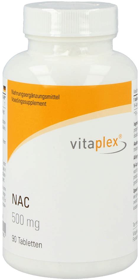 N Acetyl Cystein Kaufen Vitaplex NAC 500mg N Acetyl L Cystein 90 T