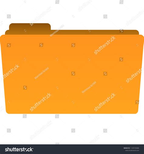 Flat Folder Icon Stock Vector (Royalty Free) 1139155406 | Shutterstock