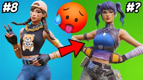 Fortnite Top 10 Sweaty Skins Youtube