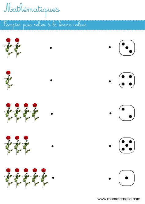 Math Matiques Compter Puis Relier Ma Maternelle