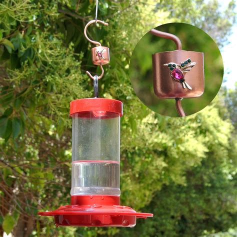 ANT MOAT Copper Hummingbird Feeder Hangers Trap Guard Etsy