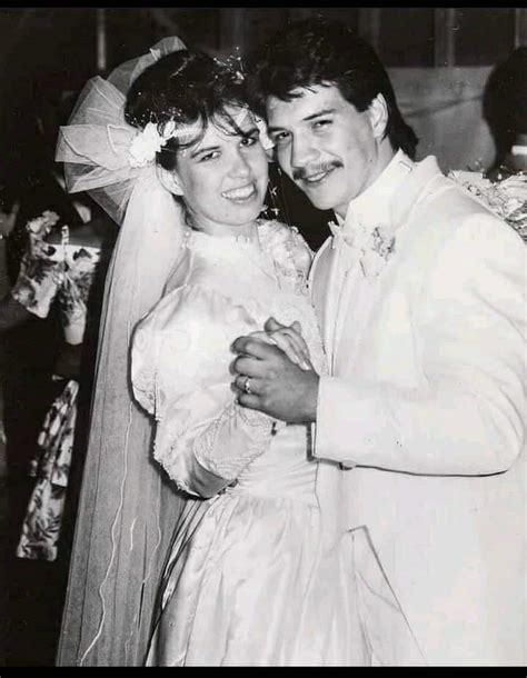 Eddie and Vickie Guerrero on their wedding night