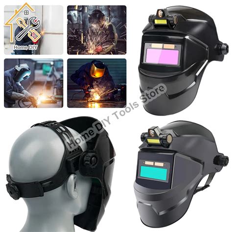 Welding Helmet Welder Mask Chameleon Large View True Color Solar Power