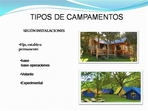 Tipos De Campamentos