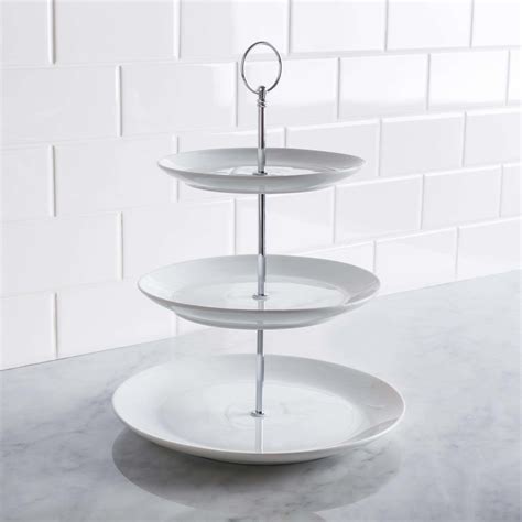 Ksp Circo 3 Tier Serving Platter White Kitchen Stuff Plus