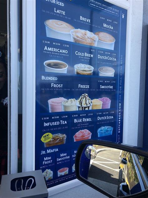 Menu At Dutch Bros Coffee Pub And Bar Fife