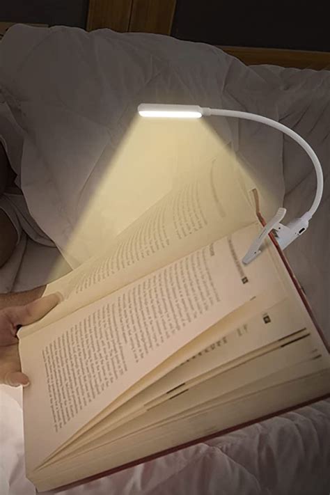 Gritin Led Rechargeable Book Light For Reading In Bed Eye Caring