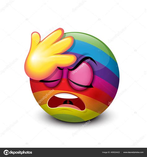 Irritated Colorful Emoji Vector Illustration Stock Vector By ©i